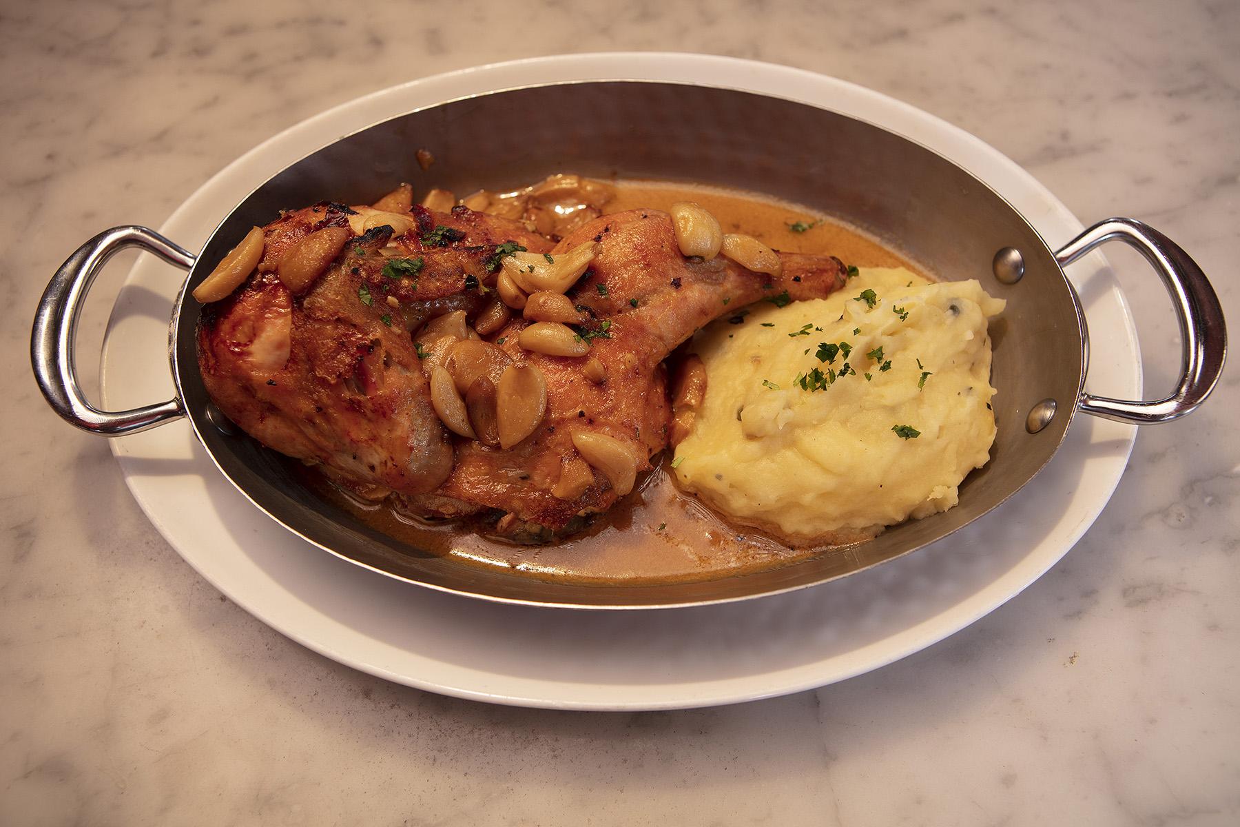 The Stinking Rose's 40 Clove Garlic Chicken