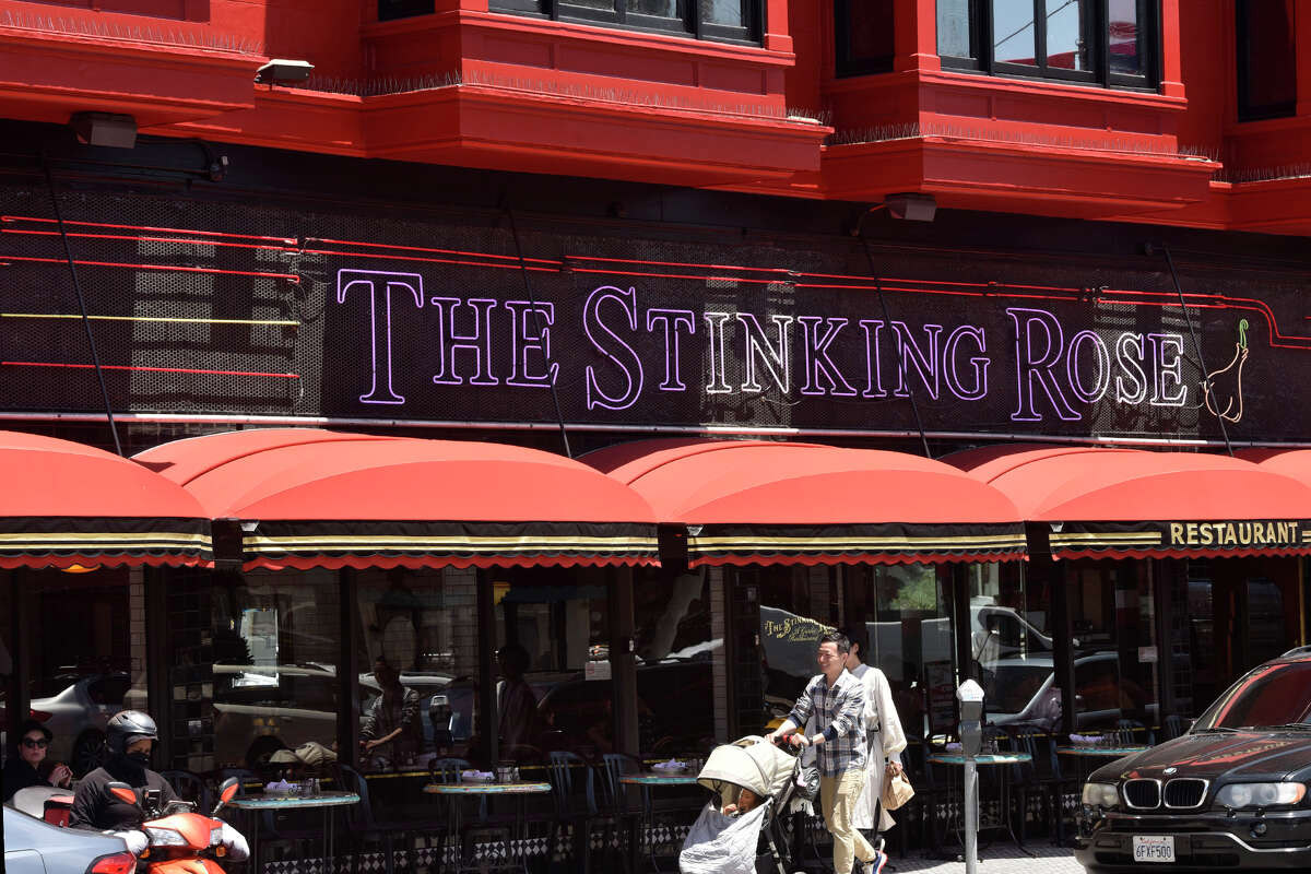The Stinking Rose signage